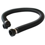 CleanAIR Rubber Hose with 90 degree bend unfurled
