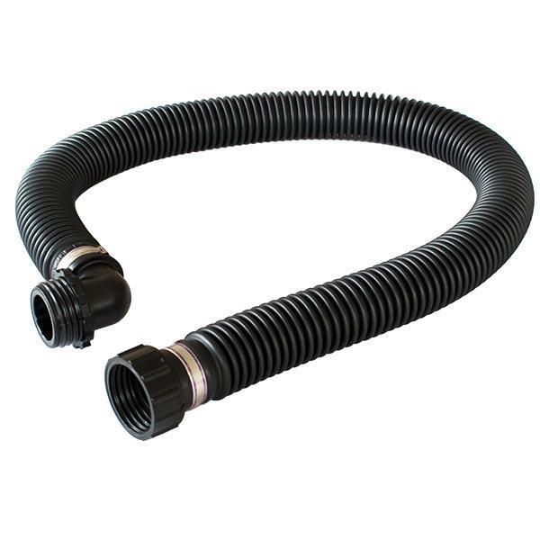 CleanAIR Rubber Hose with 90 degree bend unfurled