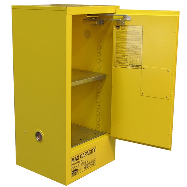 Oxidizing Agent Cabinet - 60L - door open