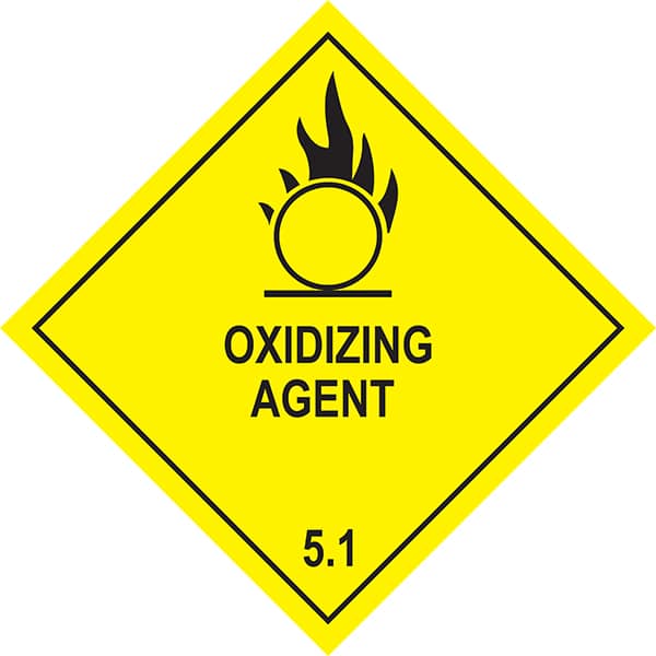 Oxidizing Agent Signage