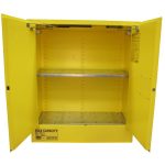 Toxic Storage Cabinets - 160L - two doors open