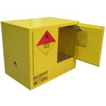 Organic Peroxide Cabinet - 100L - one door open