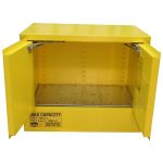 Organic Peroxide Cabinet - 100L - two doors open