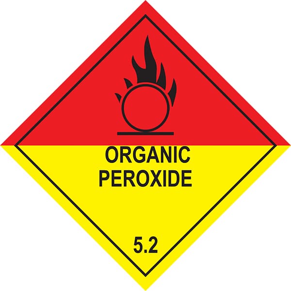 Organic Peroxide Signage