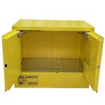 Toxic Storage Cabinets - 100L - two open doors