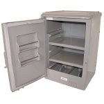 PVC Corrosive Substance Storage Under Bench Cabinet - 70L door open