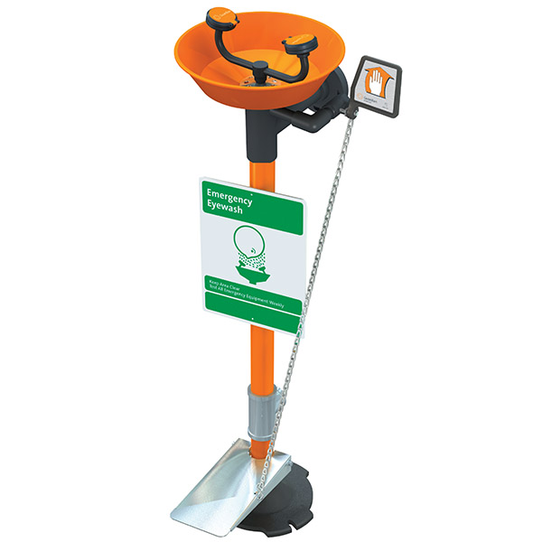 Eye/Face Wash, Pedestal Mounted - Plastic Bowl HFC