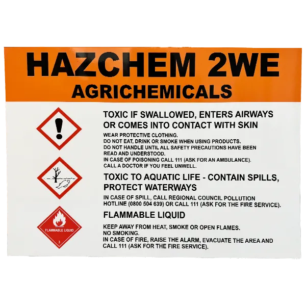 Agrichem Signage - 2WE Detailed