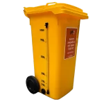 Emergency Shower and Eyewash Test Kit - Water level on side of Bin