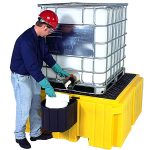 Ultra IBC Spill Pallet Plus in use