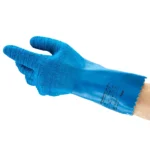 Ansell AlphaTec 62-401 Latex Thermal Gloves – Crinkle Finish For Reinforced Grip