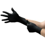 Ansell MicroFlex MidKnight 93-732 Nitrile Disposable Gloves – Thin and Strong Design