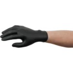 Ansell MicroFlex 93-852 Black Nitrile Fully Textured Disposable Gloves