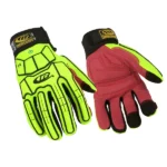 Ansell Ringers R-161 Impact Protection Gloves – Spandex Liner with Synthetic Leather Grip